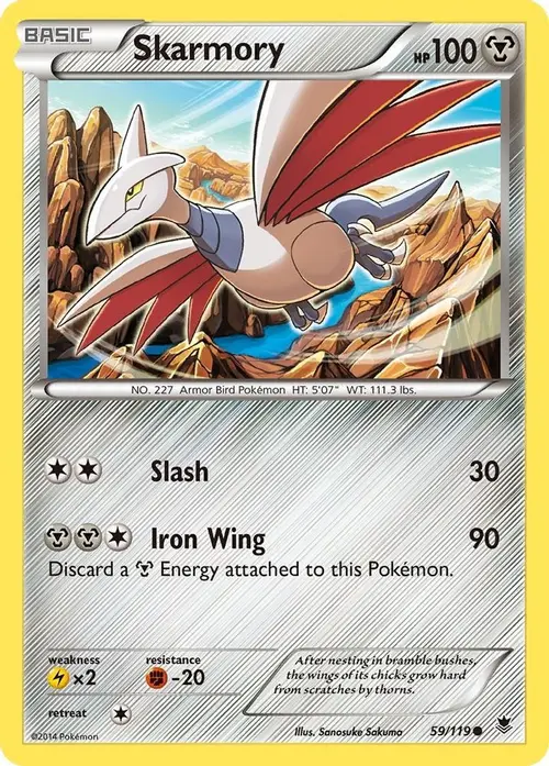Skarmory card art