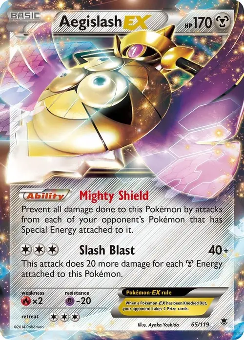 Aegislash EX card art