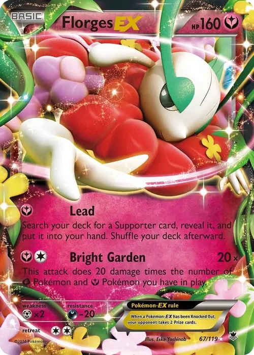 Florges EX card art