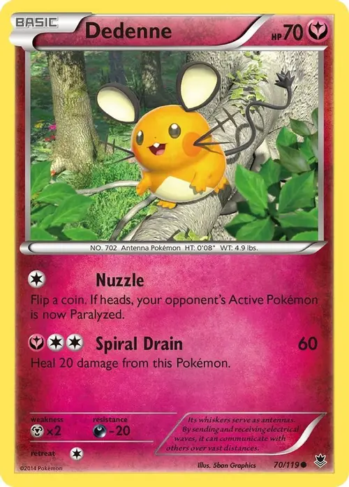 Dedenne card art