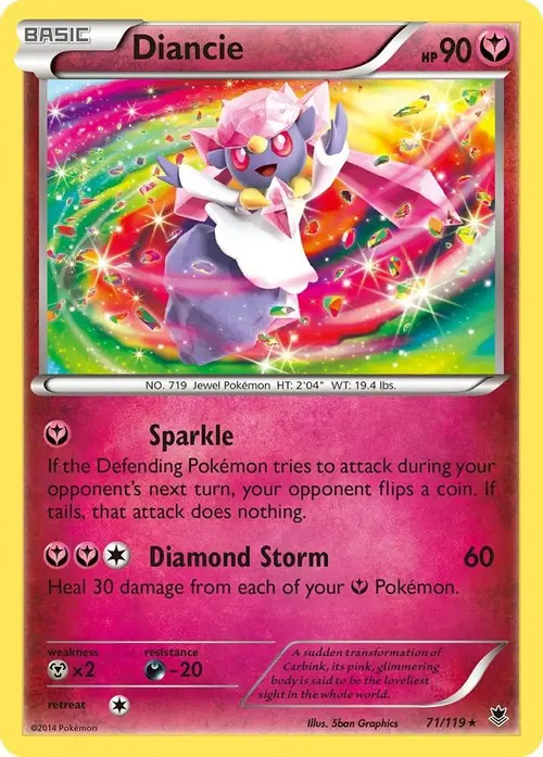 Diancie card art