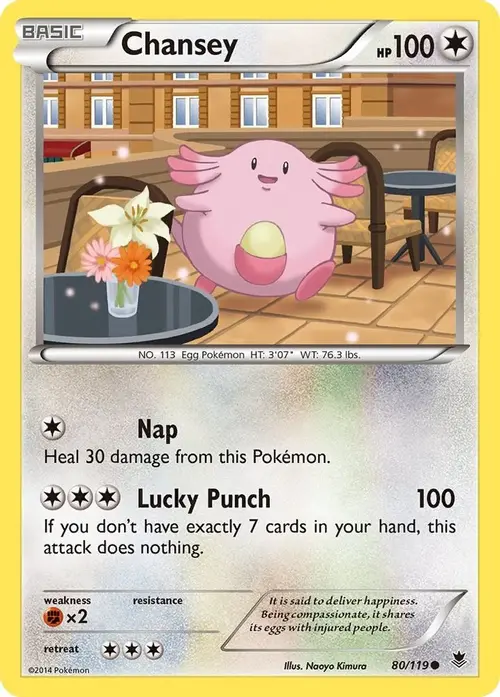 Chansey card art