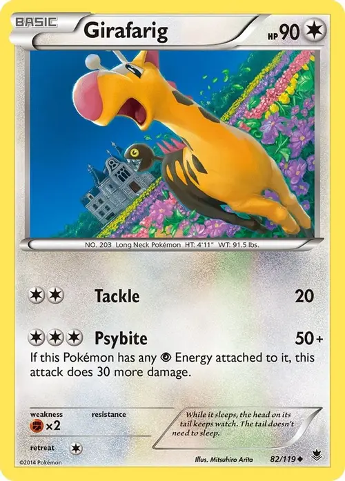 Girafarig card art