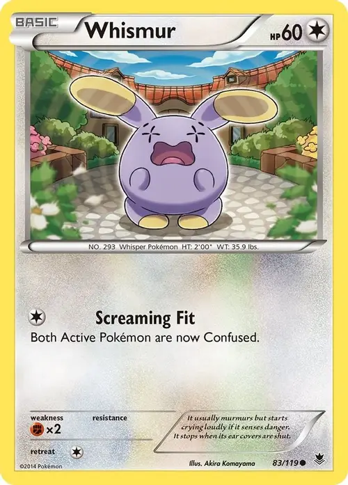 Whismur card art