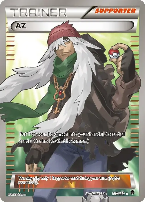 AZ (117 Full Art) card art