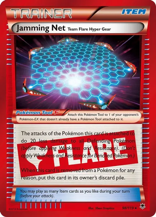 Jamming Net card art
