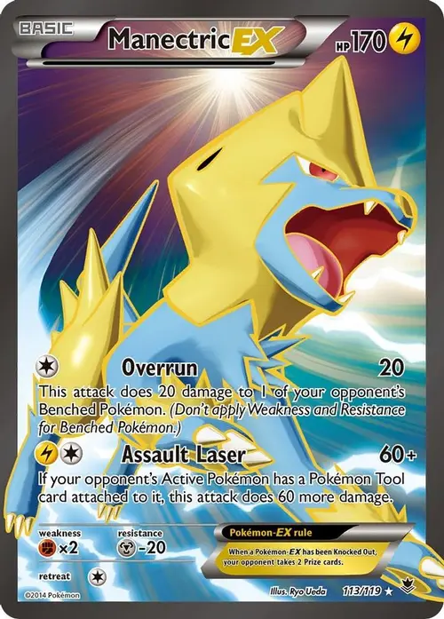 Manectric EX (113 Full Art) card art