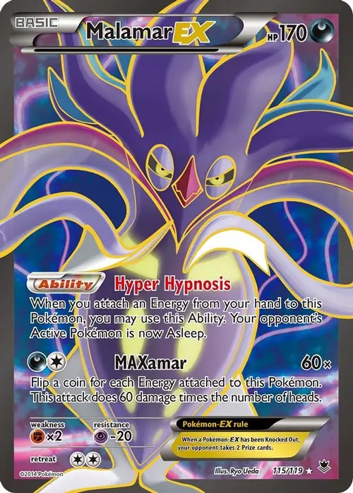 Malamar EX (115 Full Art) card art