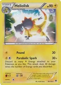 Heliolisk - 30/119 (XY Phantom Forces) card art