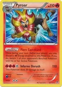 Pyroar - 12/119 (XY Phantom Forces) card art