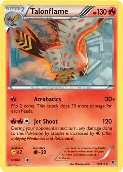 Talonflame - 10/119 (XY Phantom Forces) card art