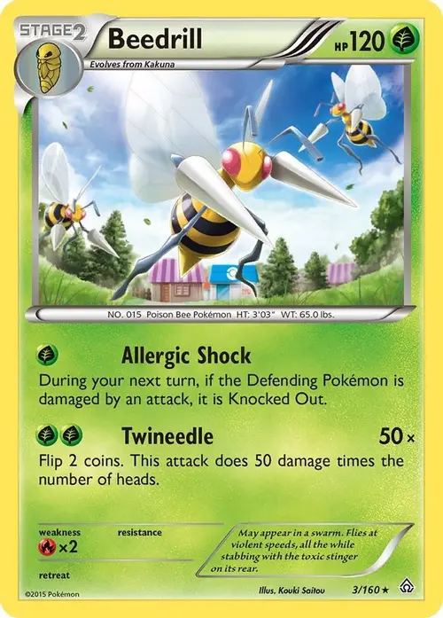 Beedrill card art