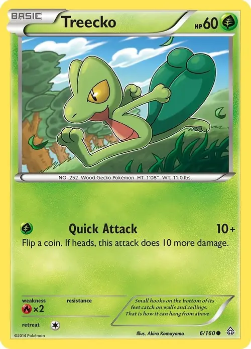 Treecko card art
