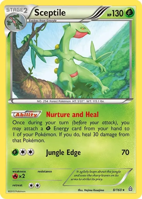 Sceptile card art