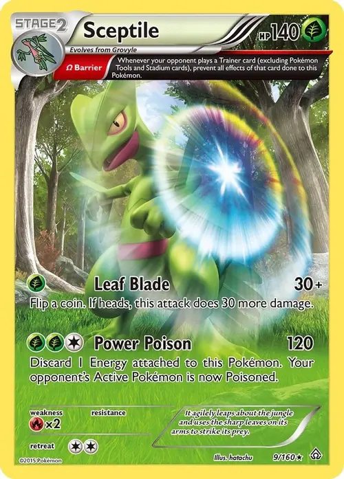 Sceptile (Omega) card art