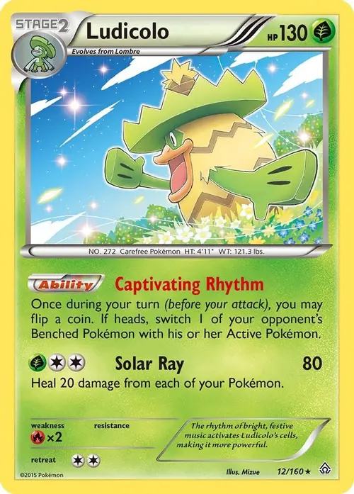 Ludicolo card art