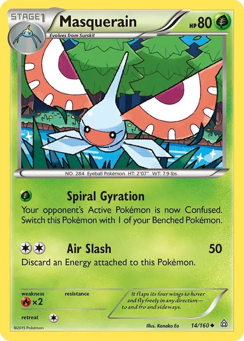 Masquerain card art