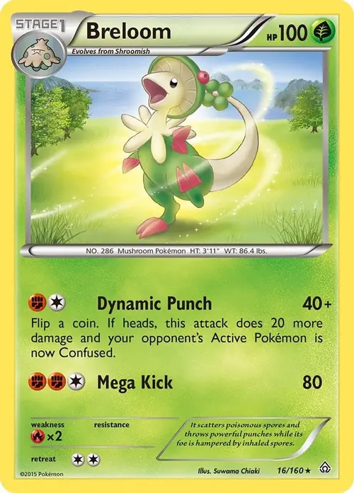 Breloom card art