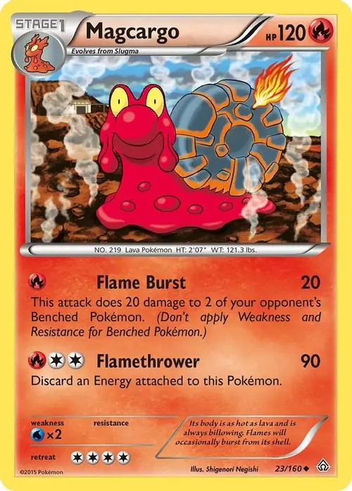 Magcargo card art