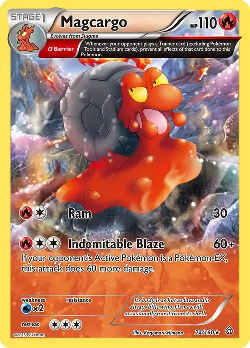 Magcargo (Omega) card art