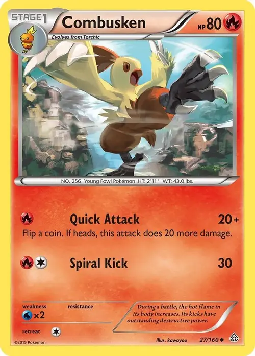 Combusken card art