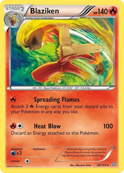 Blaziken card art