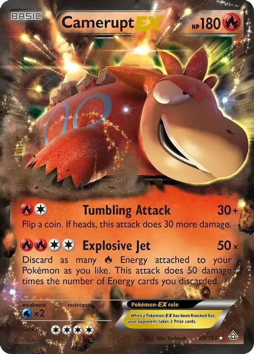Camerupt EX card art