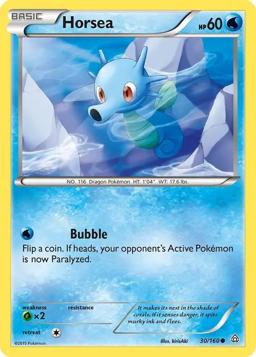 Horsea card art