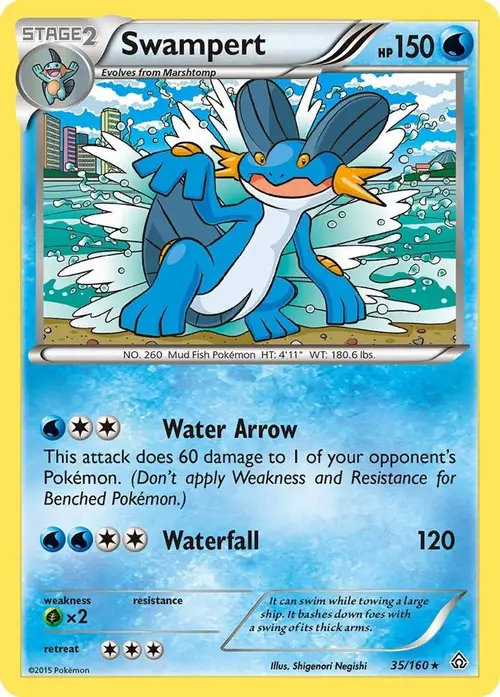 Swampert card art