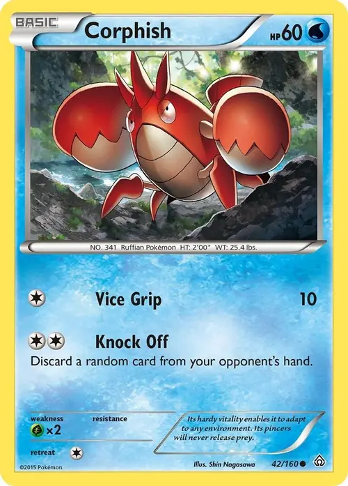 Corphish card art