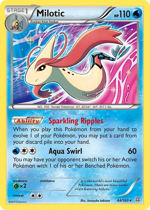 Milotic card art