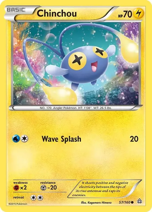 Chinchou card art