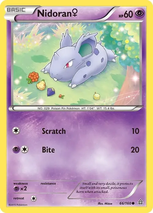 Nidoran (F) card art
