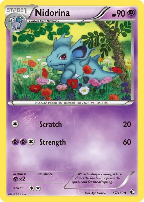 Nidorina card art
