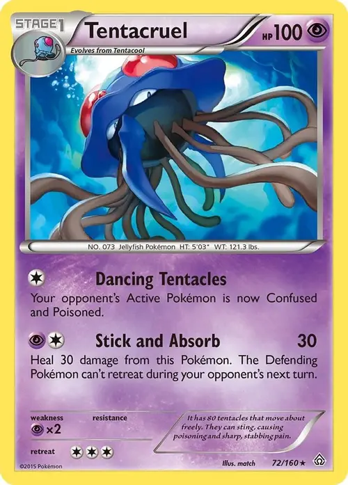 Tentacruel card art