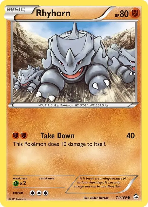 Rhyhorn card art