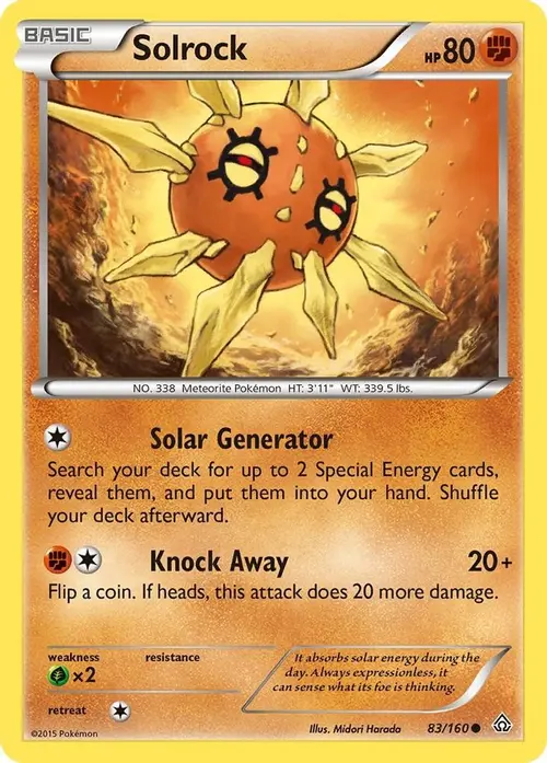 Solrock card art
