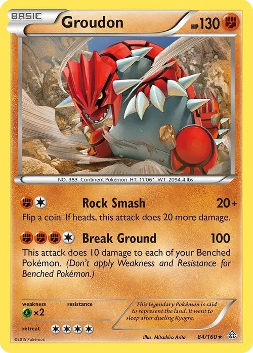 Groudon card art