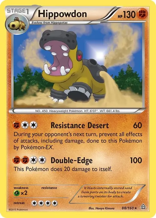 Hippowdon card art