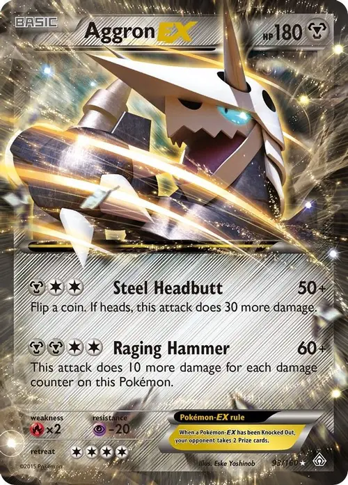 Aggron EX card art