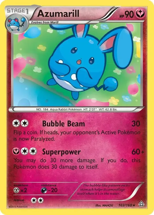 Azumarill card art