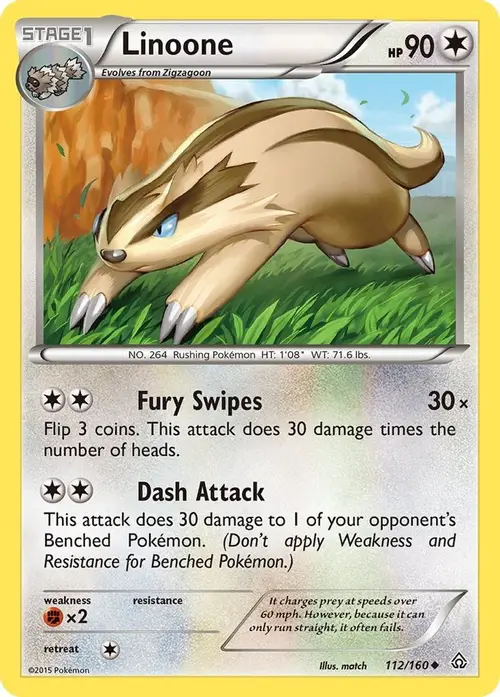 Linoone card art