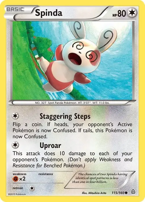 Spinda card art