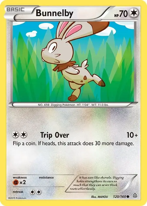 Bunnelby card art