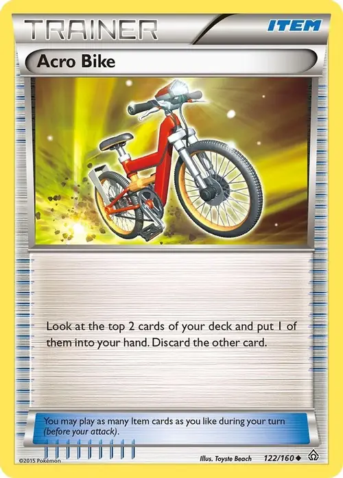 Acro Bike card art
