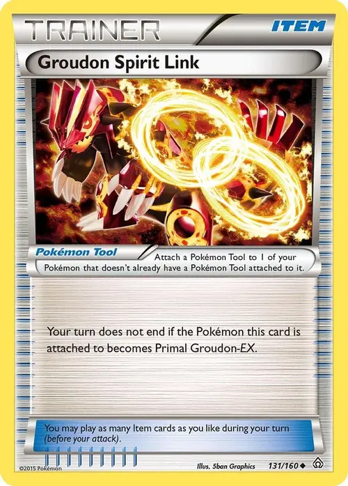 Groudon Spirit Link card art