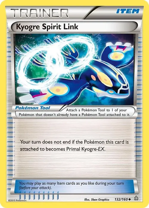 Kyogre Spirit Link card art
