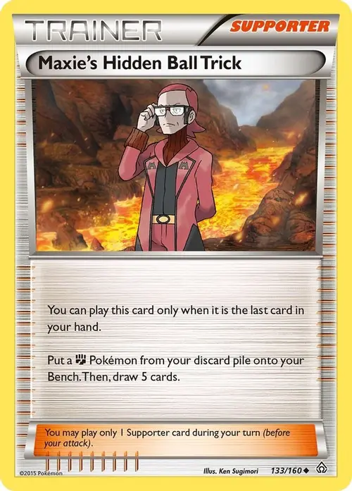 Maxie's Hidden Ball Trick card art