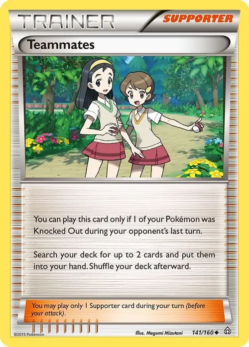 Teammates card art