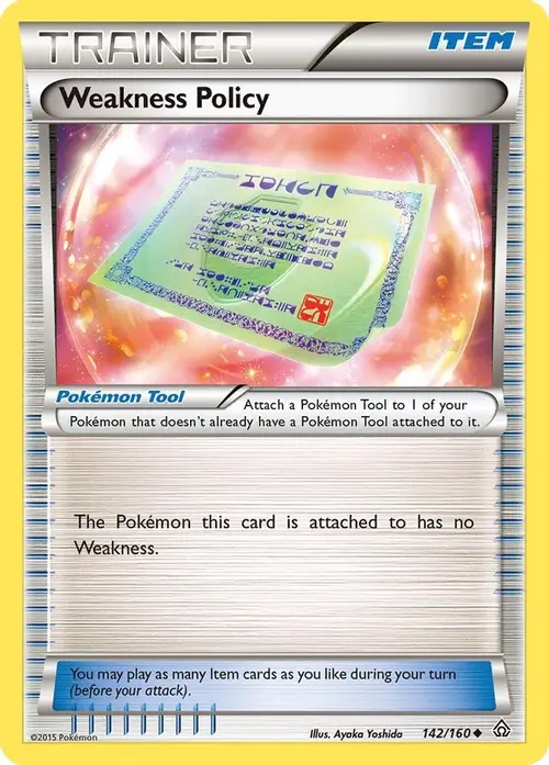 Weakness Policy card art